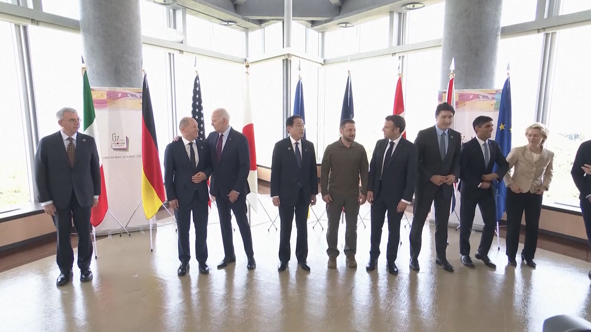 七國集團領袖與澤連斯基討論支援烏克蘭 澤連斯基爭取各國支持烏克蘭和平方案