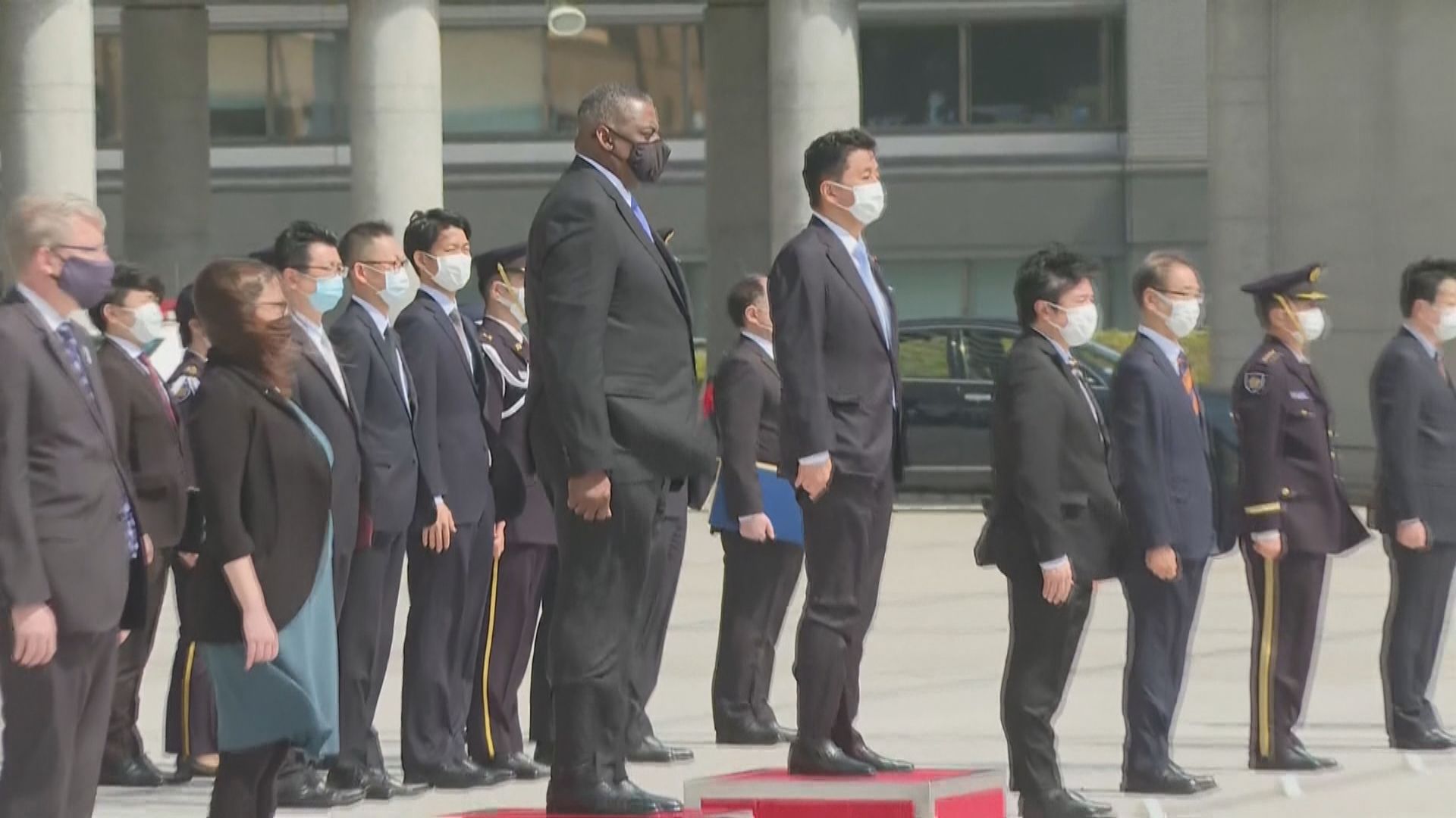 美日防長及外長分別會面