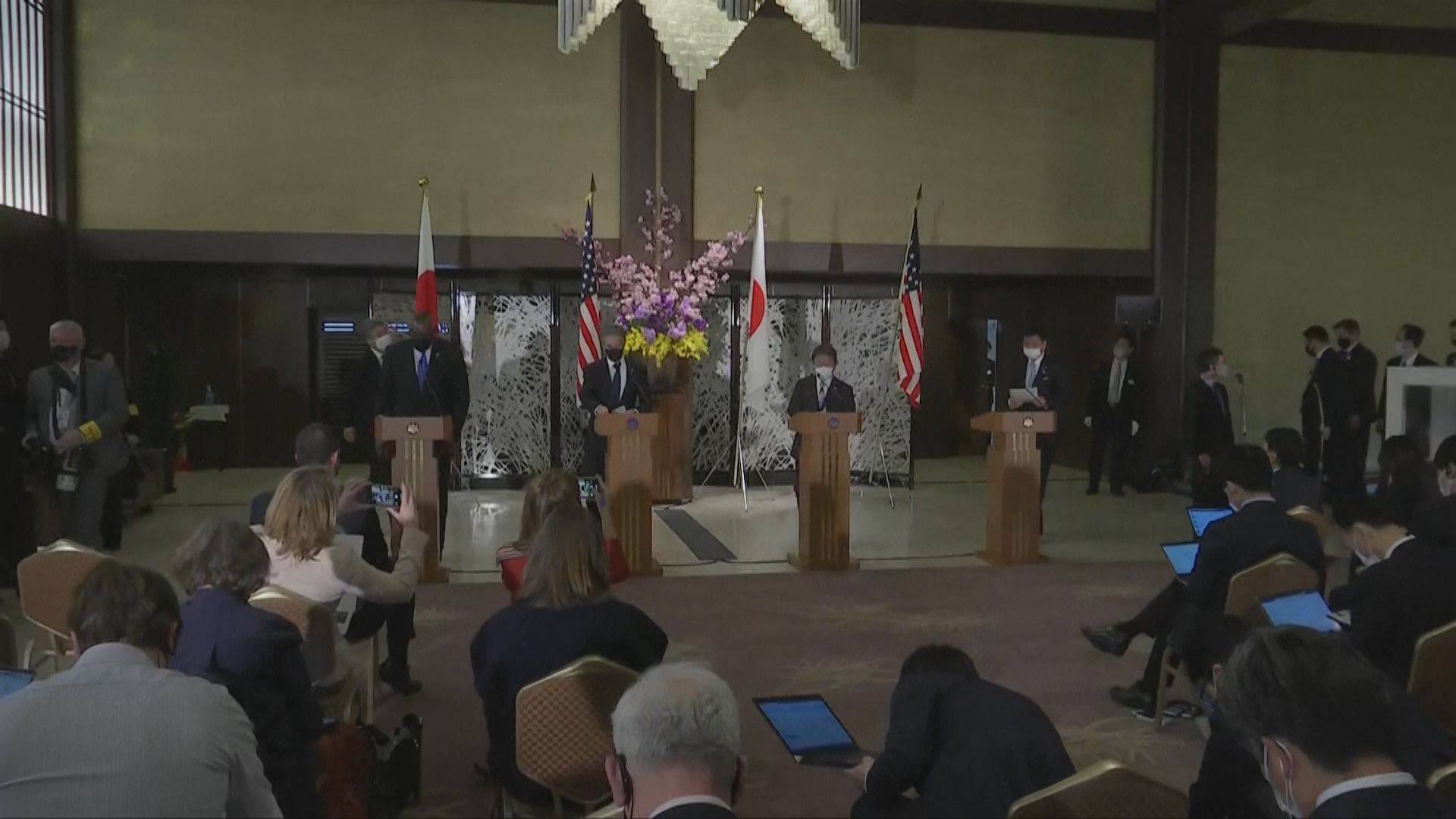 美日外長和防長東京開會　重點討論中國議題