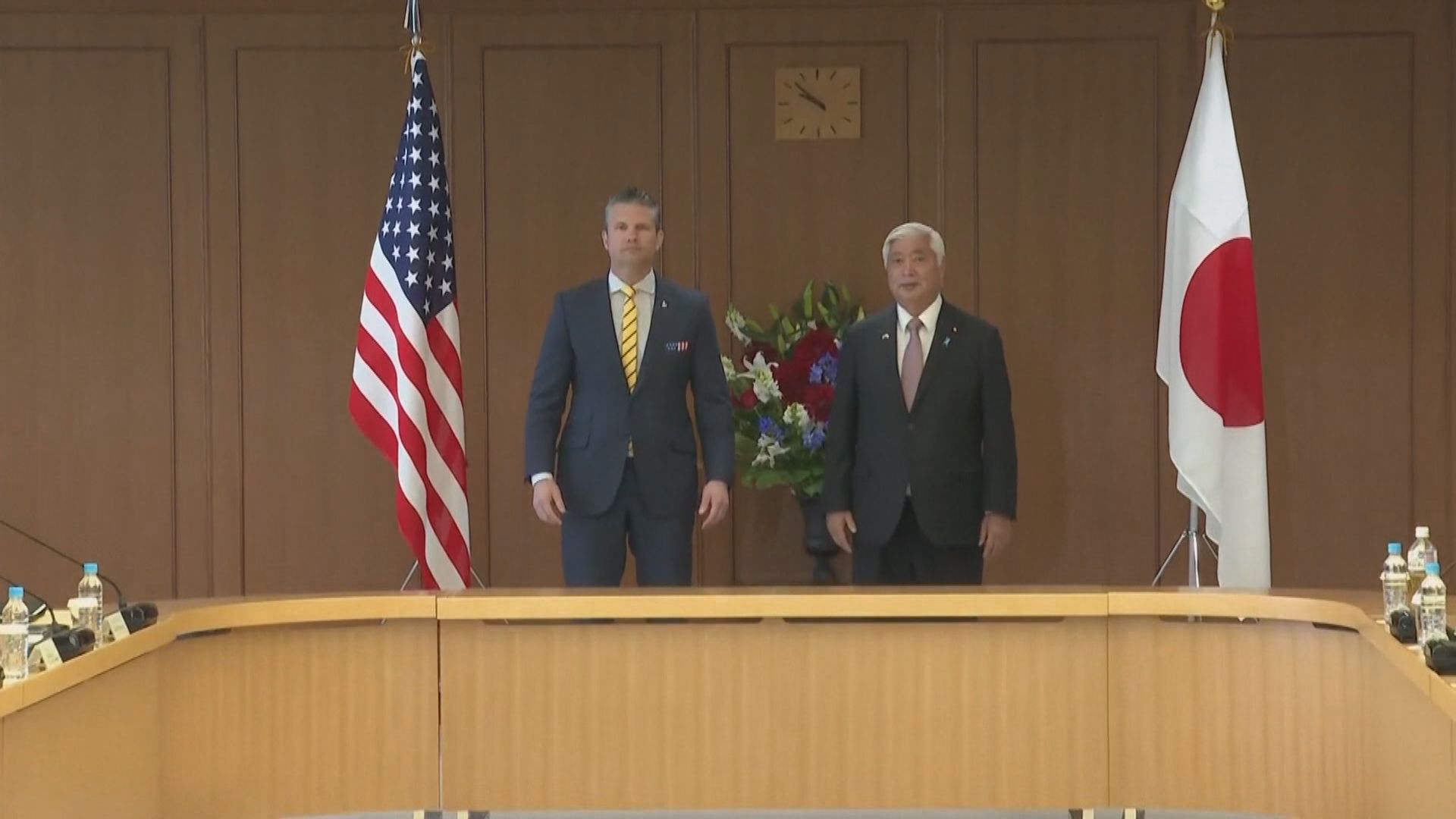 美日防長東京會談　海格塞斯：日本在應對中國挑釁不可或缺