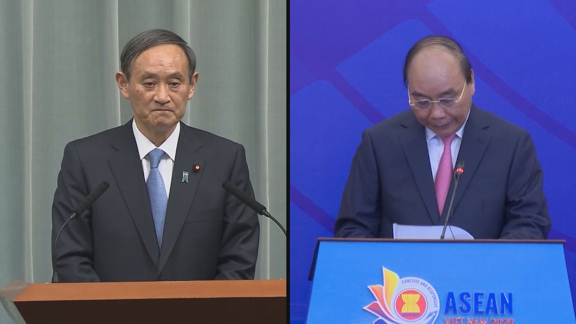 菅義偉上任後首度外訪　已抵首站越南