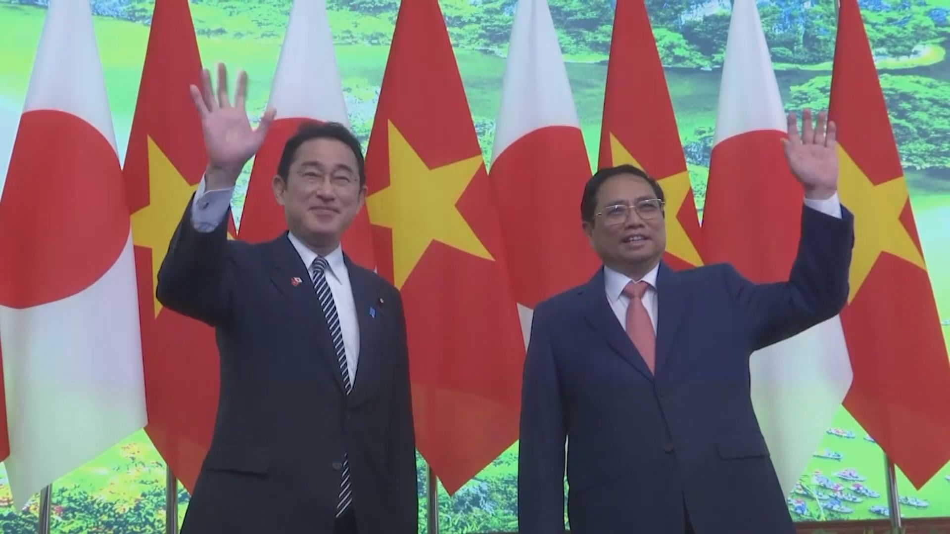 岸田文雄訪問越南　兩國同意加強經濟和安全合作
