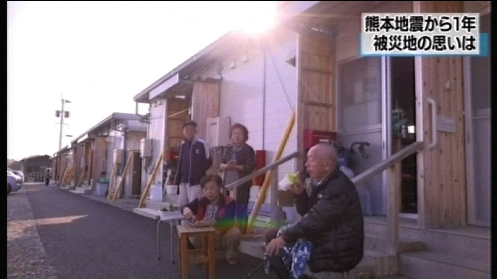 熊本地震一周年　安倍承諾加快災區重建