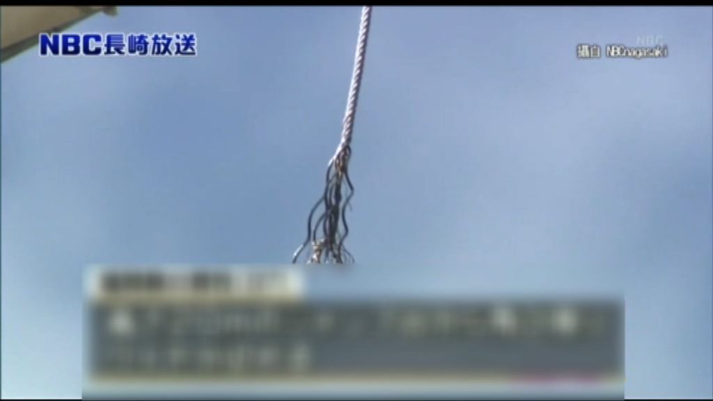 九州笨豬跳斷纜男遊客墮下受傷