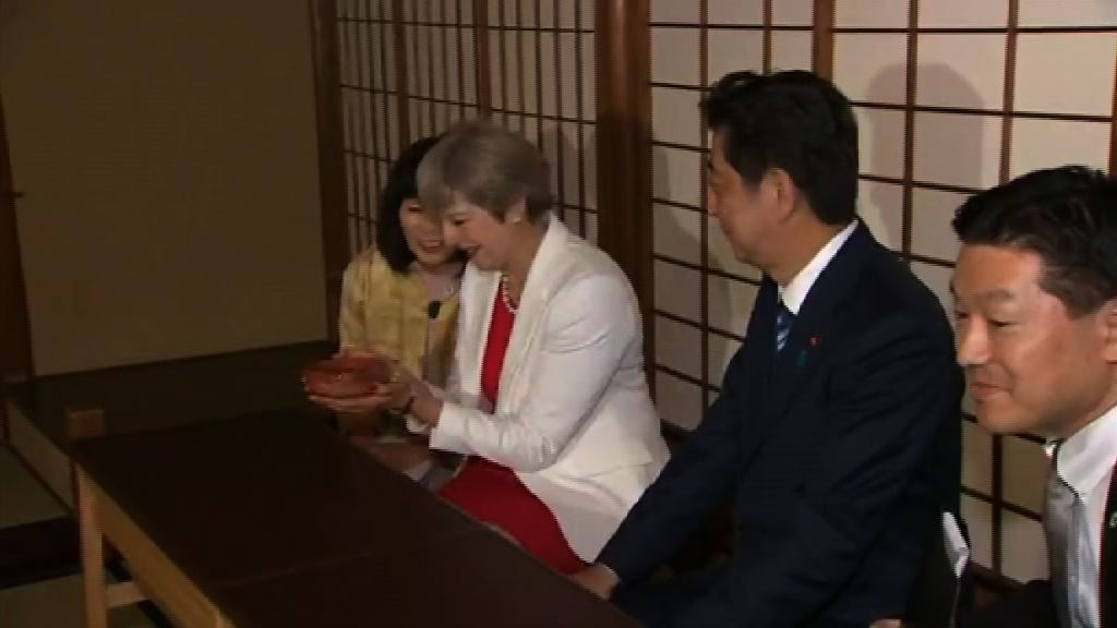 文翠珊訪日　安倍以茶道招待