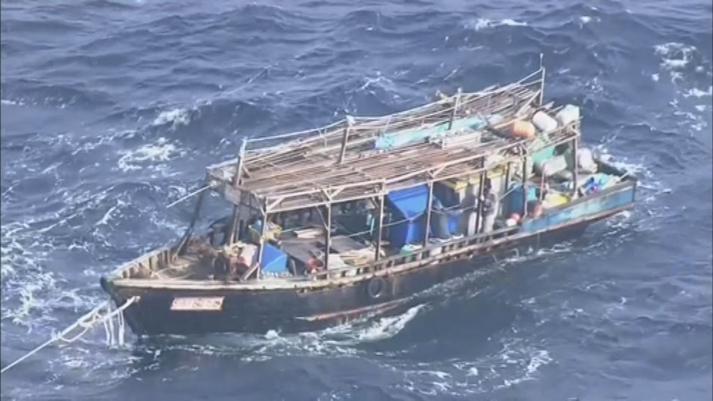 北韓木船漂流至北海道對開海域