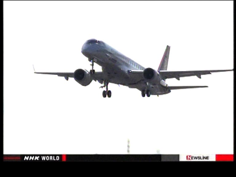 日本首架噴射客機試飛成功