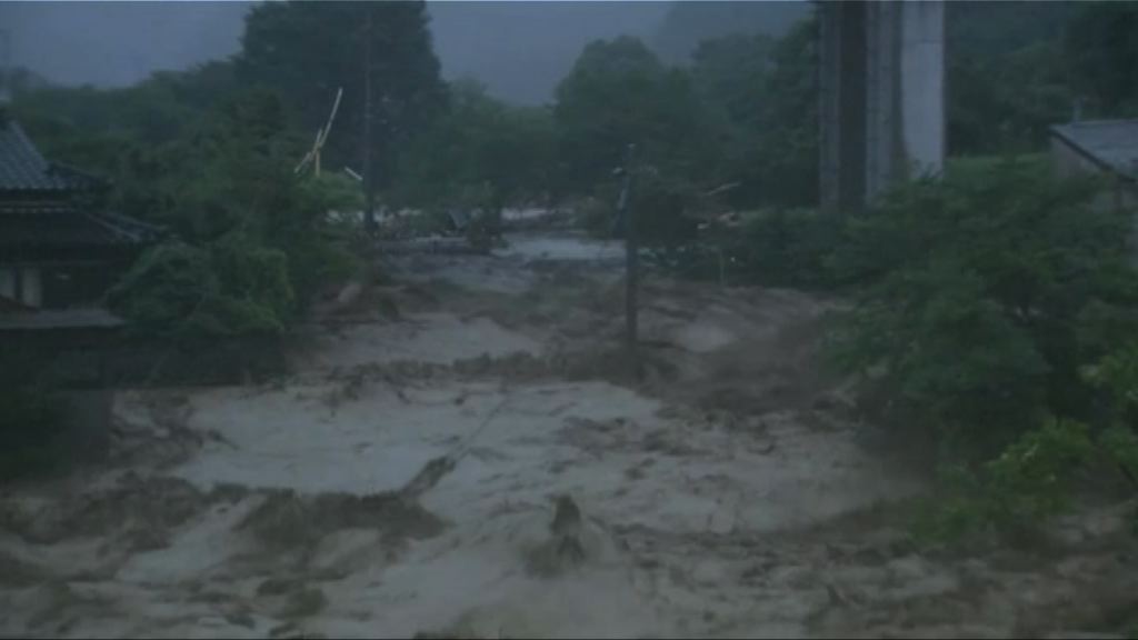 日本九州暴雨引發泥石流多人死傷