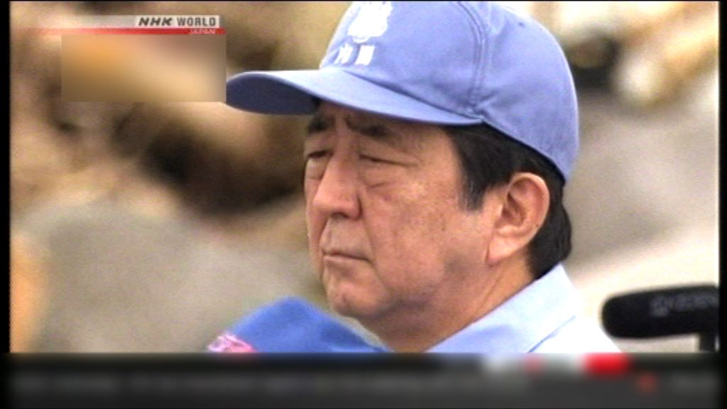 九州北部暴雨成災　安倍到災區視察