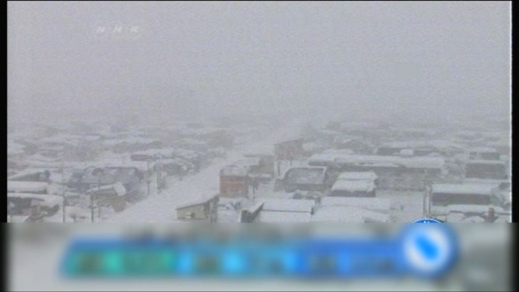 日本北陸及西部沿海持續大雪