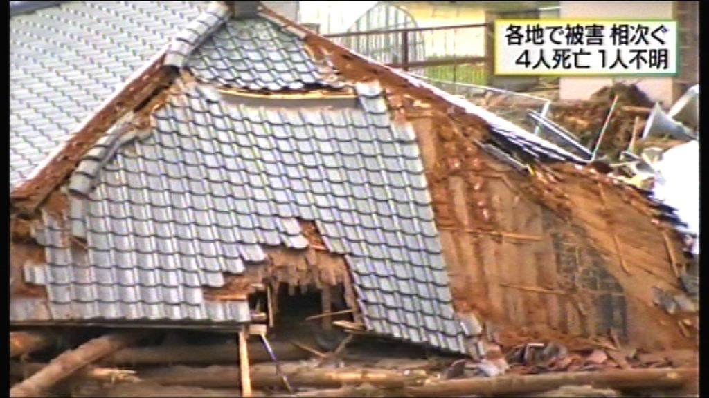 蘭恩吹襲日本　至少六死逾百傷