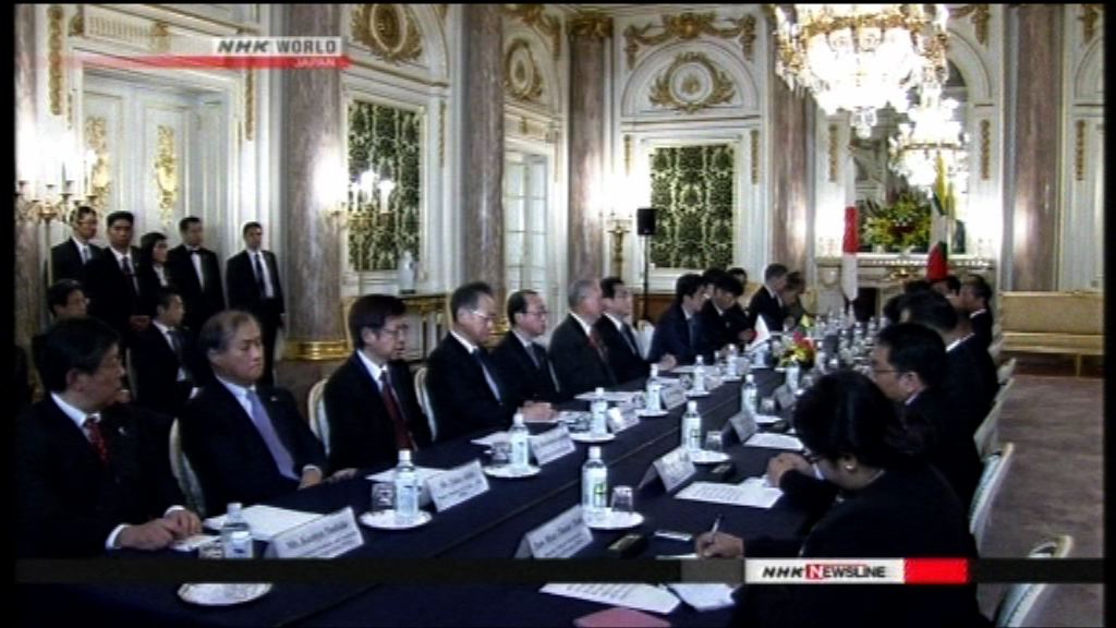 安倍宣布向緬甸提供八千億日圓援助