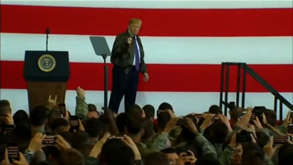 特朗普不點名警告北韓別低估美國決心