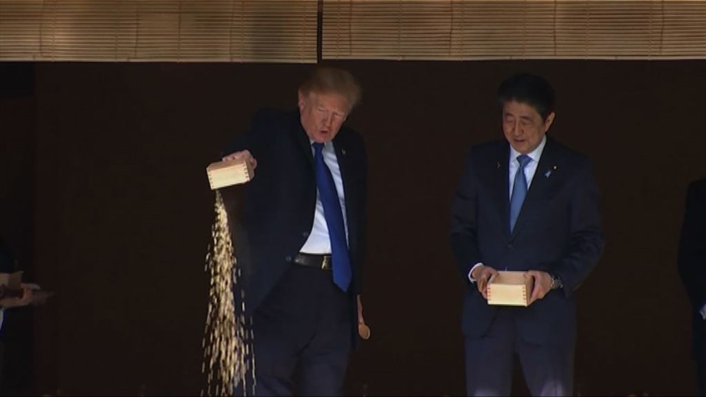 特朗普餵魚方式惹網民熱議