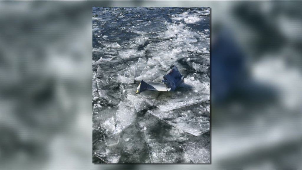 駐日美軍戰機引擎着火油箱投湖