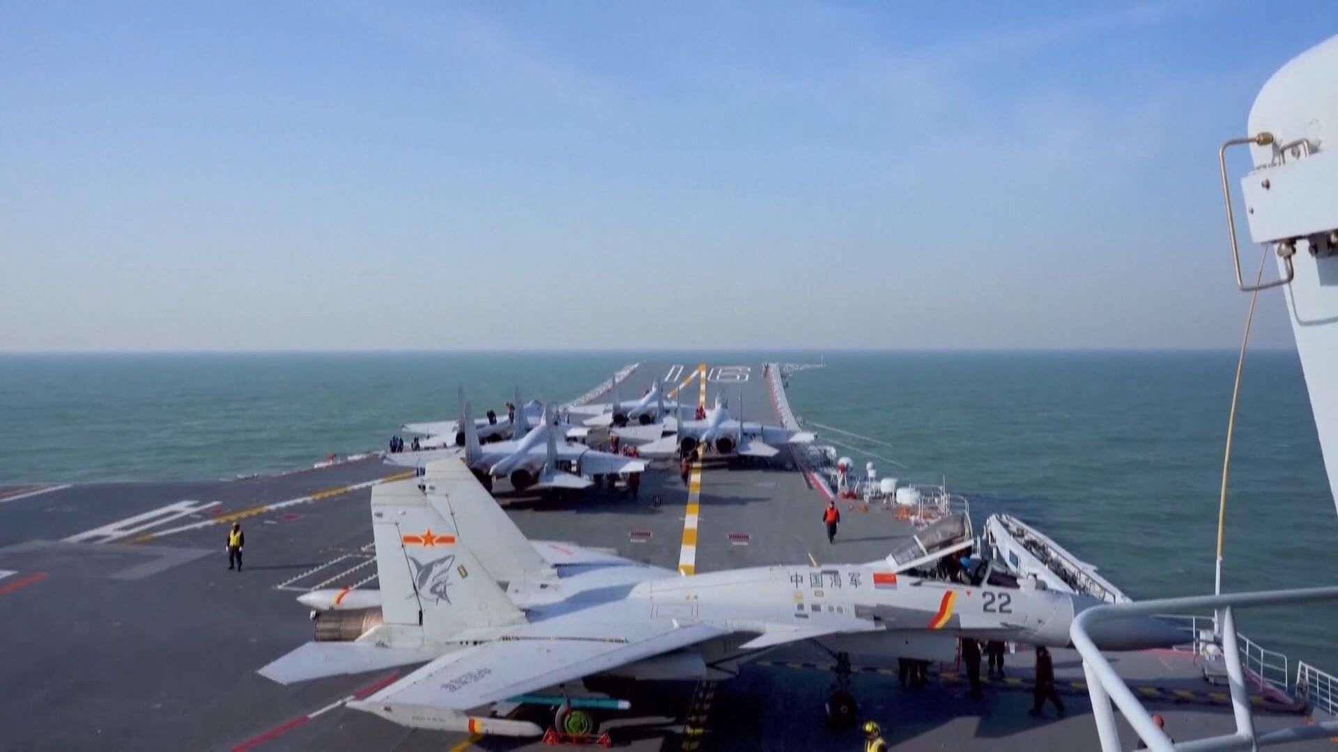 解放軍證實遼寧艦編隊正在西太平洋作例行訓練