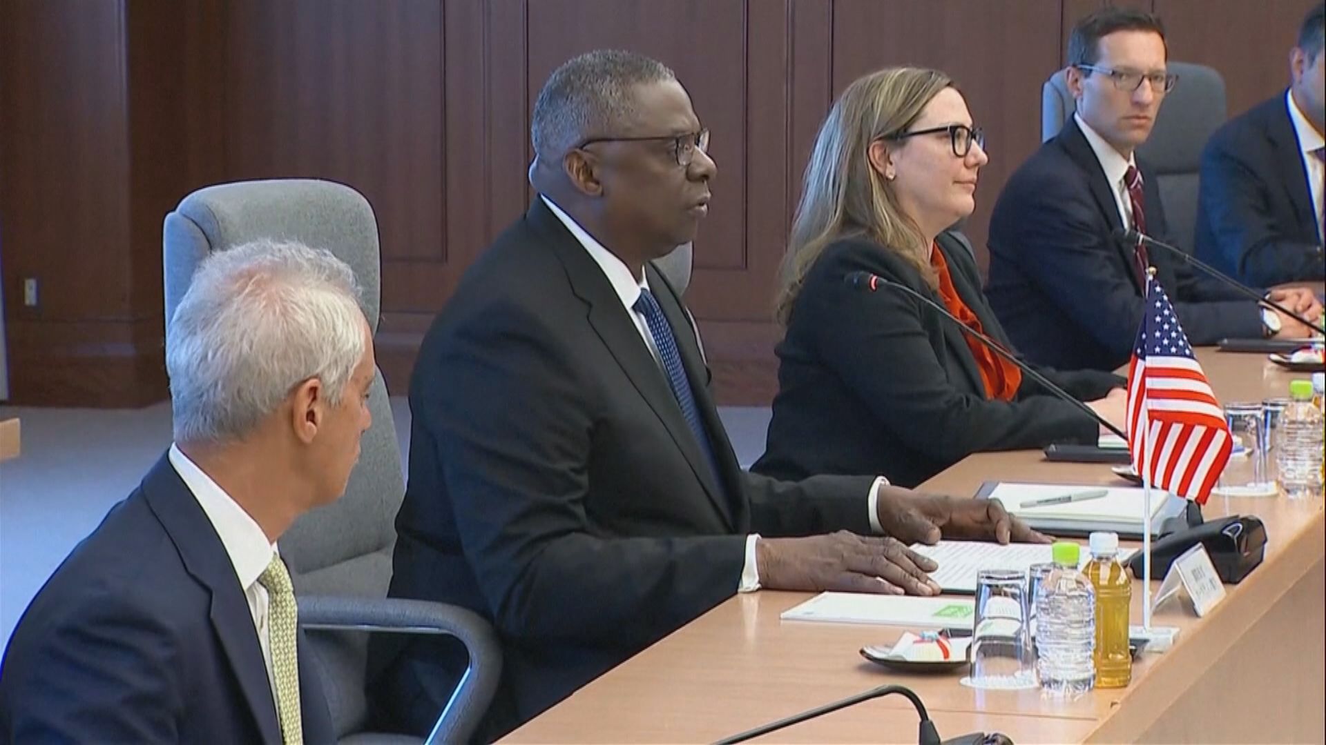 奧斯汀晤日本防相外相討論應對中國及北韓威脅