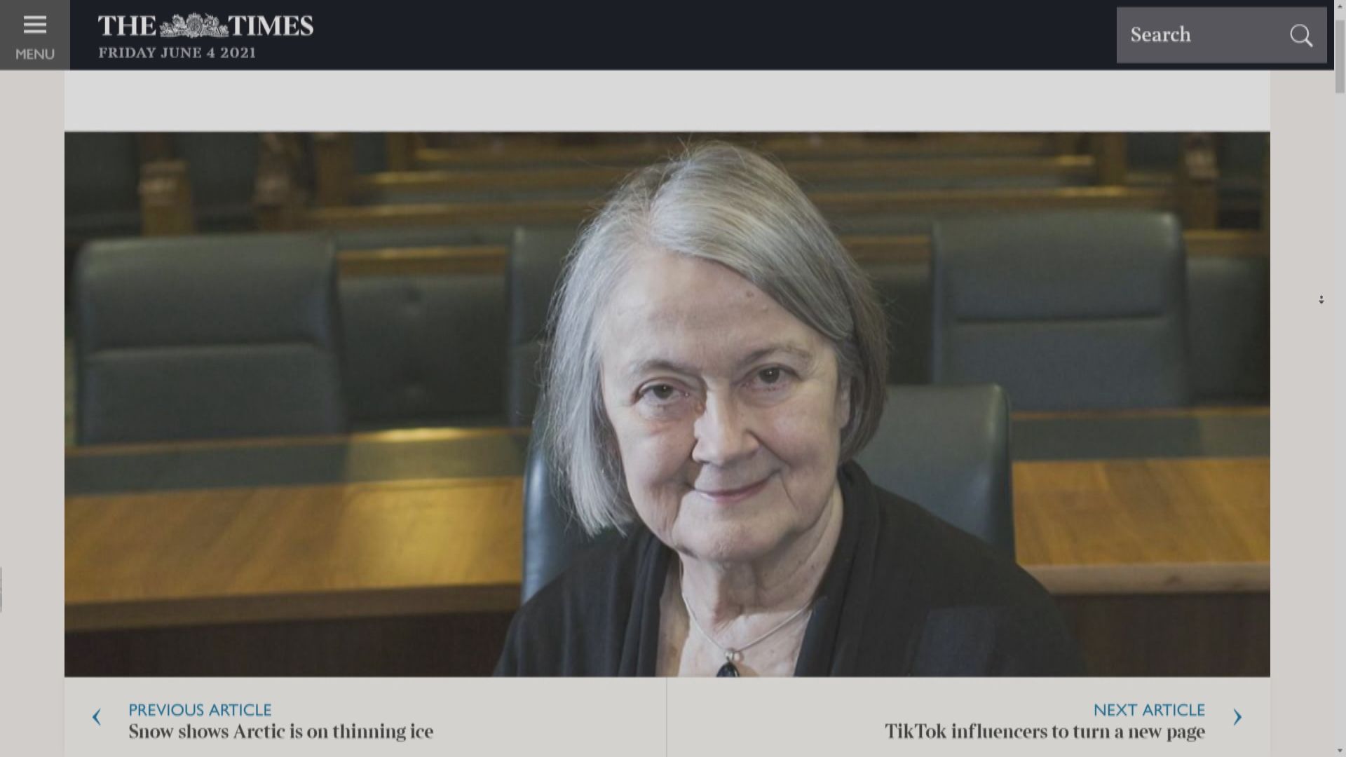 外電：何熙怡女男爵離任終院非常任法官