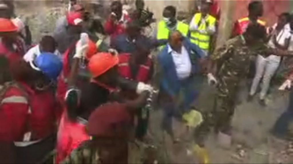 肯尼亞冧樓六日後再救出傷者