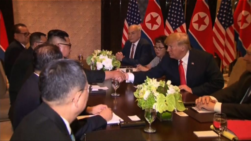美朝峰會　單獨會談完結官員加入會議