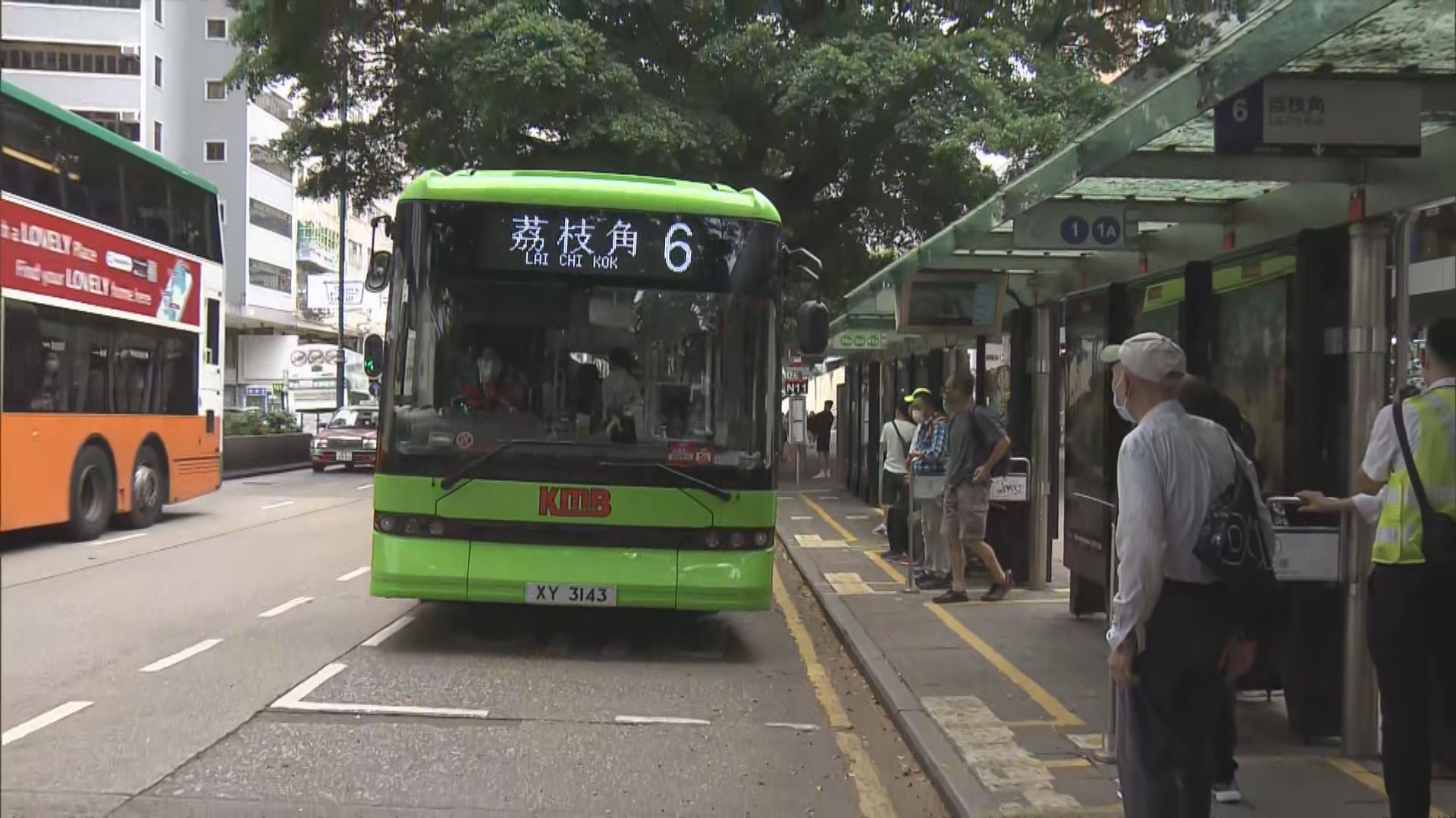 九巴於6號線試行電動巴士