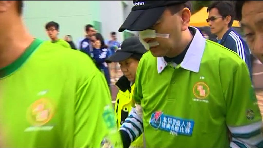 高永文面部多處受傷需縫針