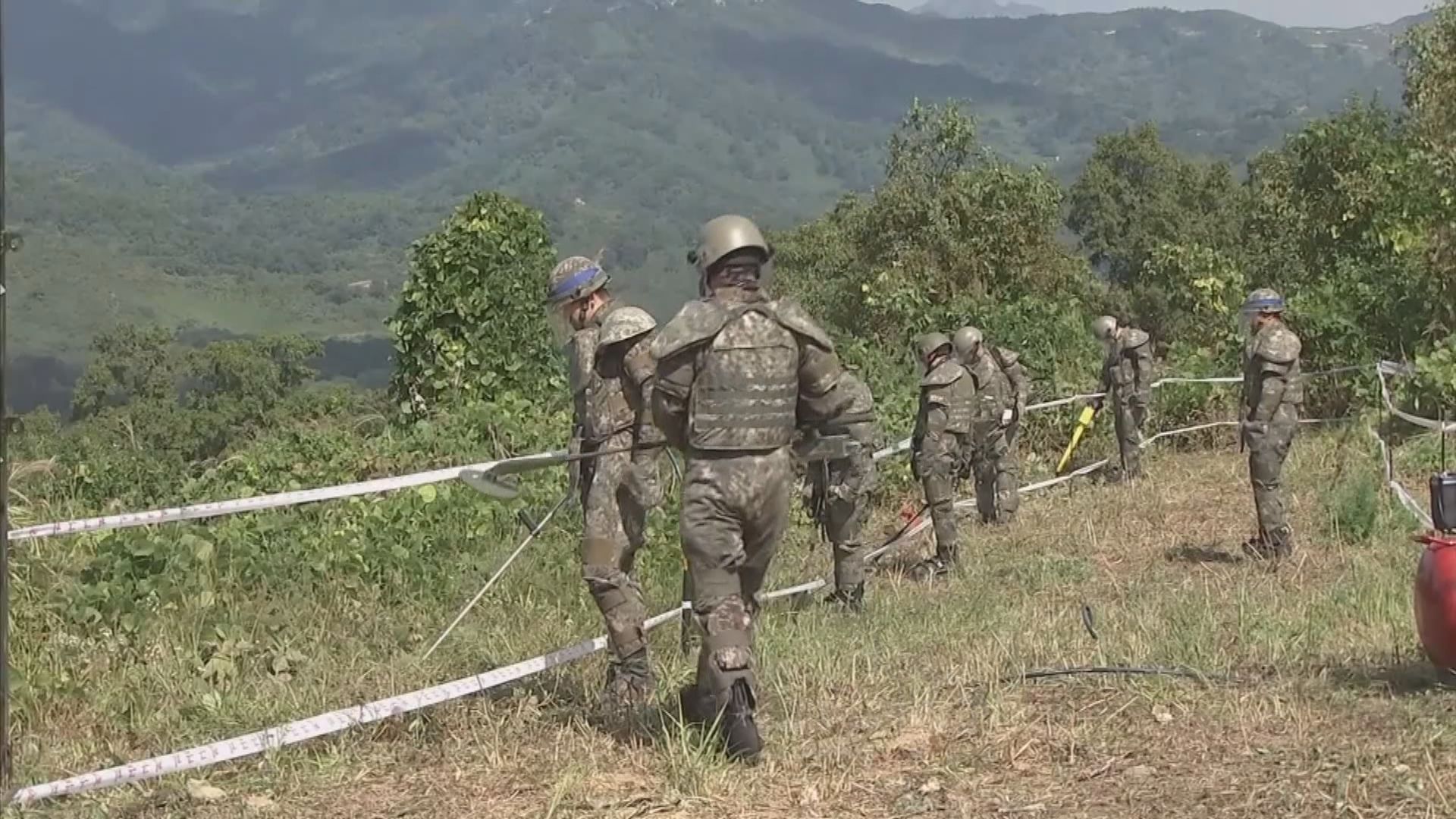 南北韓拆除非軍事區地雷
