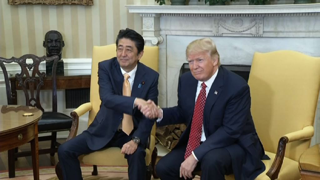 日美領袖指北韓試射導彈屬挑釁行為