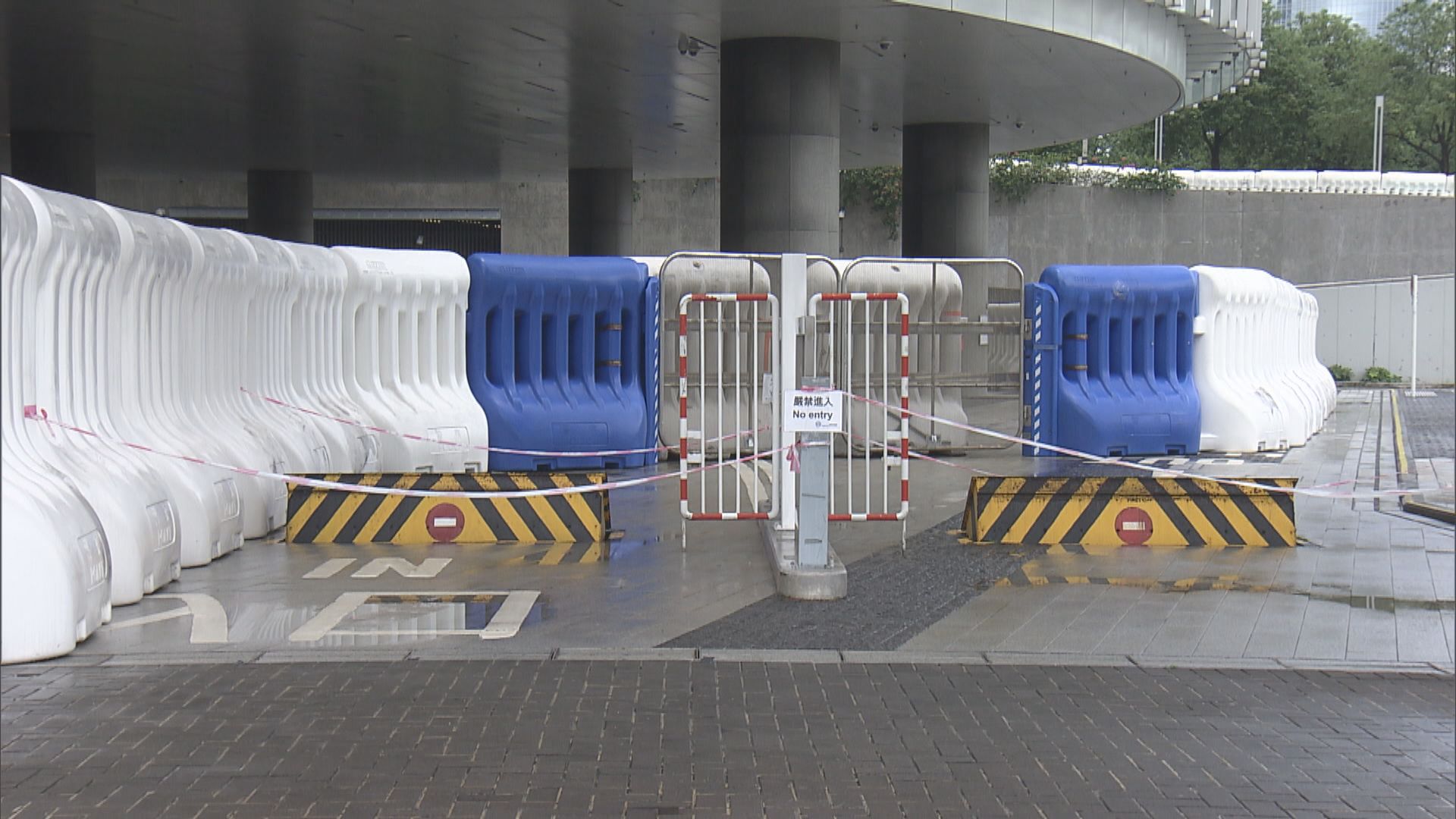 國歌法恢復二讀前夕　立法會及政總一帶加強布防