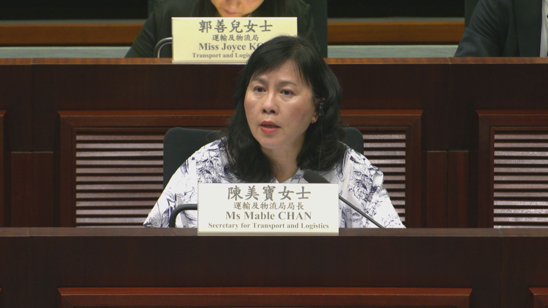 網約車發牌｜議員憂發牌破壞現時兼職生態　陳美寶：發牌看數據後再分析