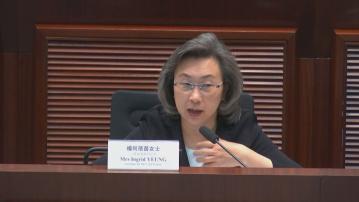 顏汶羽促安排公務員到議辦等體驗工作　楊何蓓茵：暫時人手較緊張