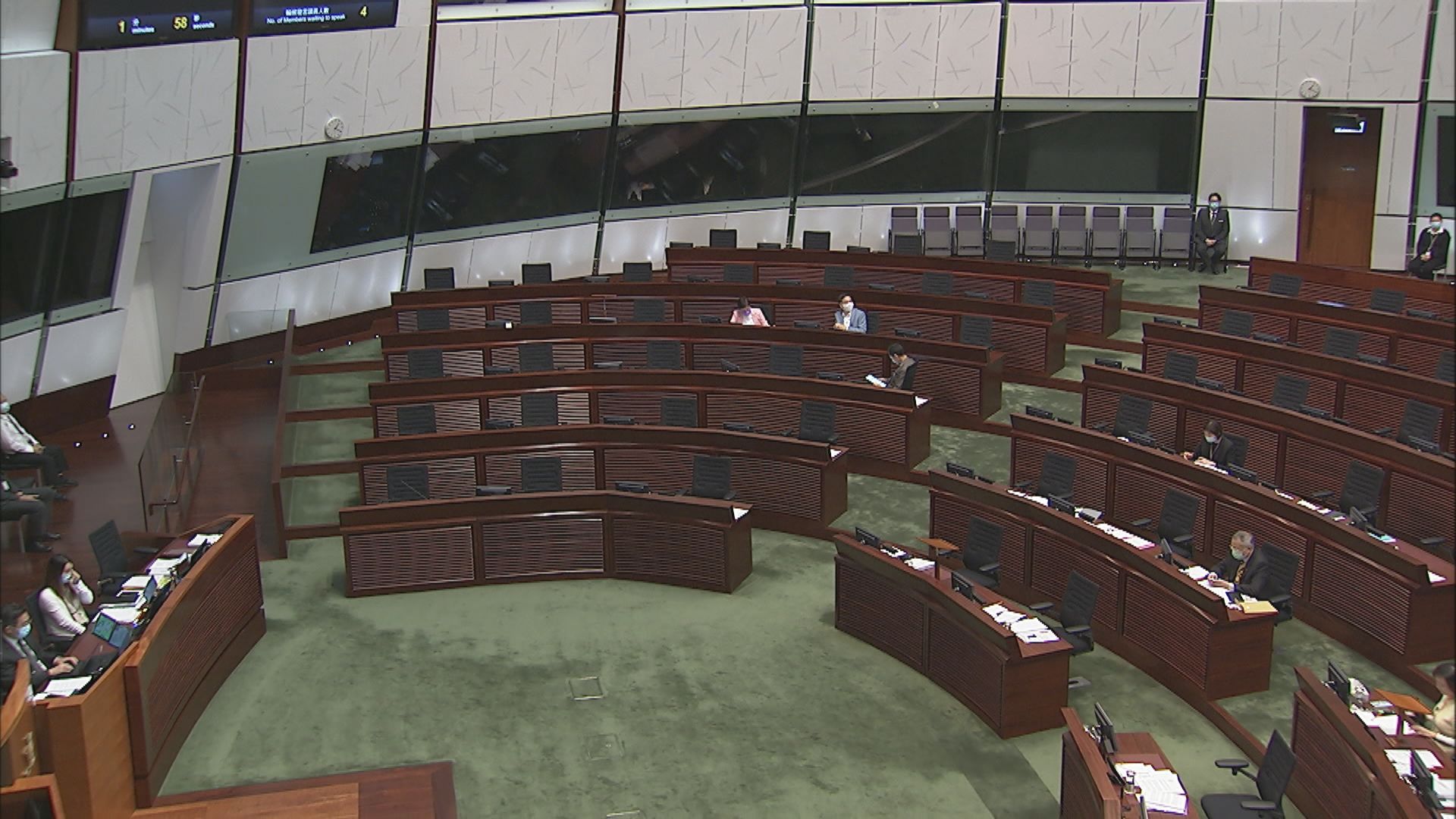 立法會因法定人數不足流會