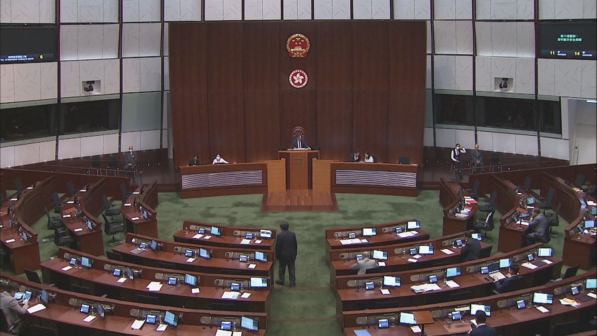 立法會恢復二讀區議會改革修例草案 逾40名議員先後發言