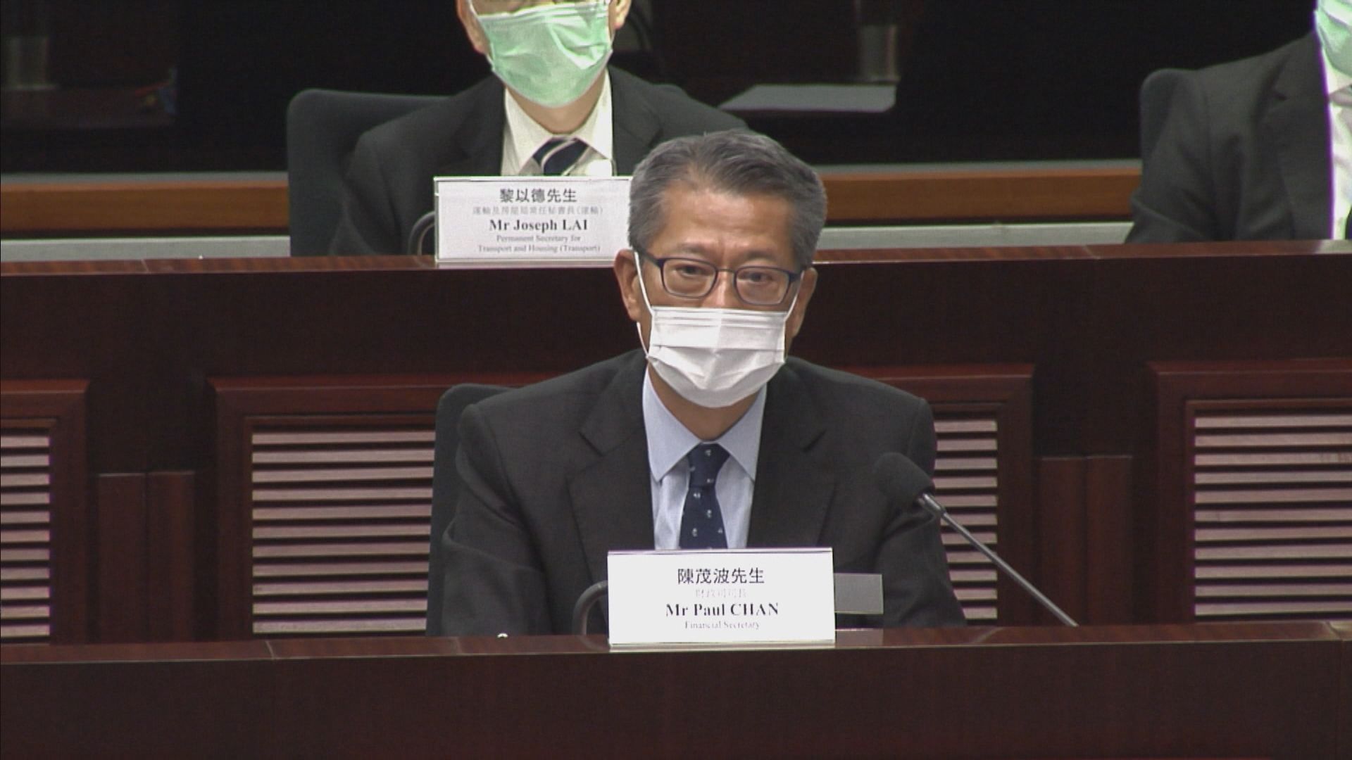 政府會否投資港航　陳茂波：港航與國泰規模上有分別