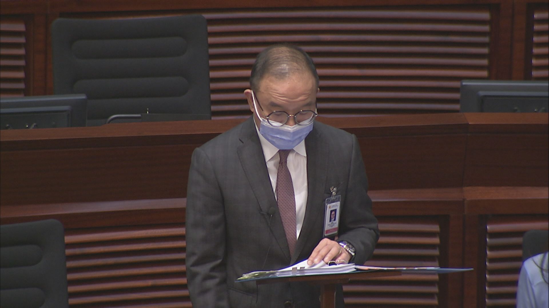 曾國衞：現階段無計劃重啟立法會選舉