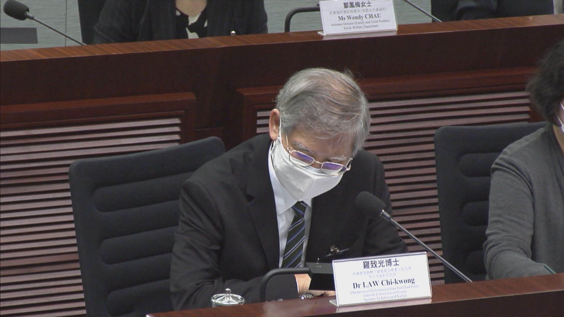 羅致光：關愛基金將於2024至25年用畢　由下屆政府決定未來方向