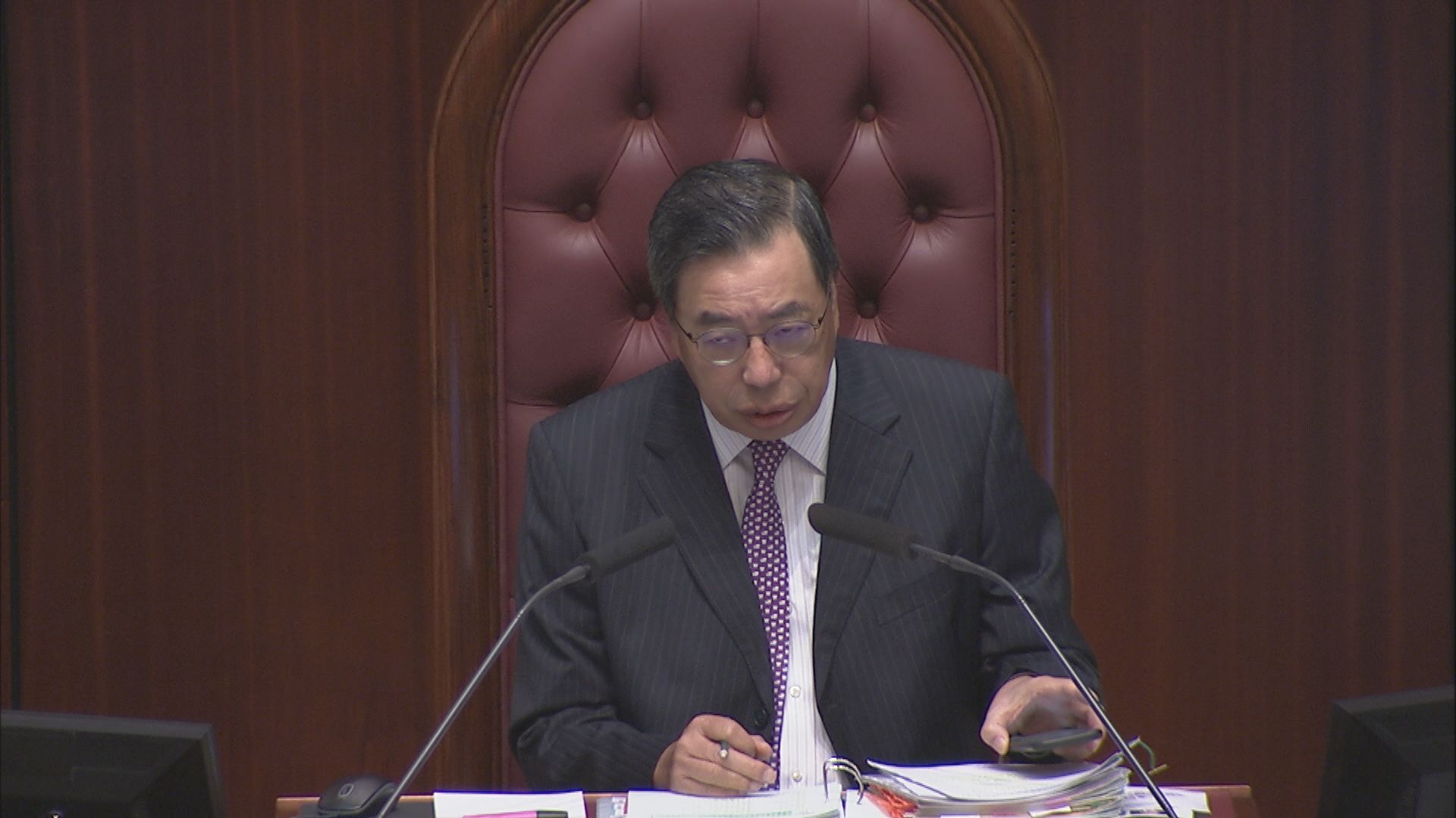 梁君彥拒在立法會公開向夏寶龍表達的國安法意見