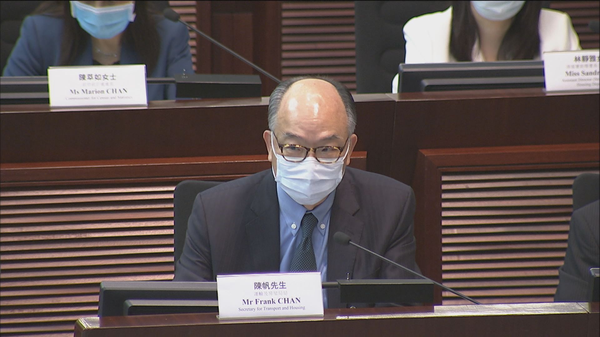 陳帆：會優先檢視確診者公屋單位喉管狀況