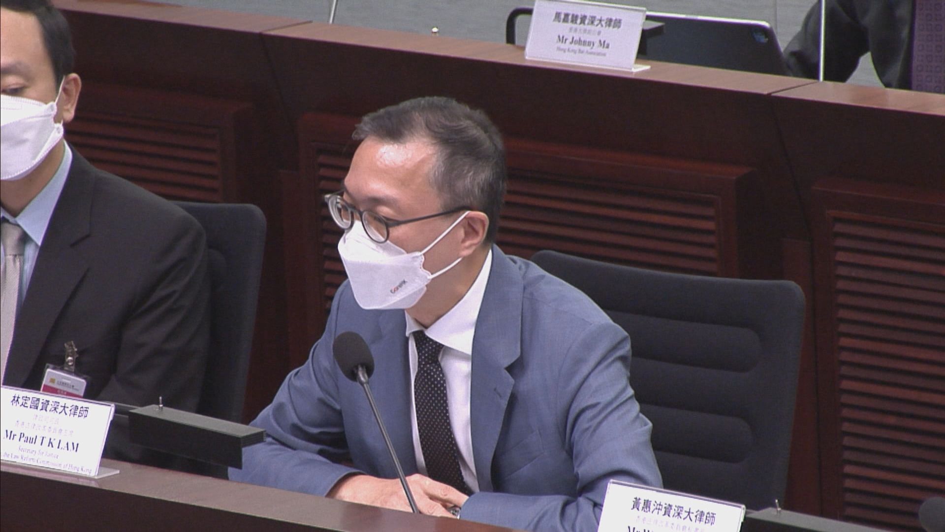 有議員關注多項法改會建議仍未落實　林定國：由決策局主導