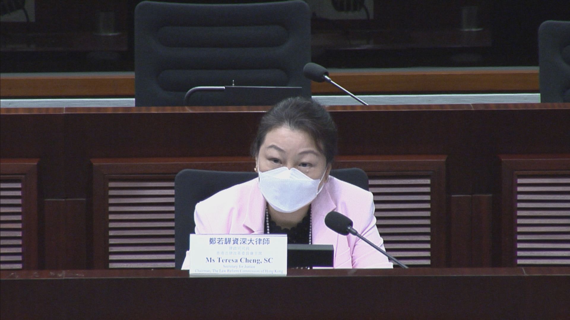 鄭若驊：會積極進行廿三條立法工作　現未有時間表