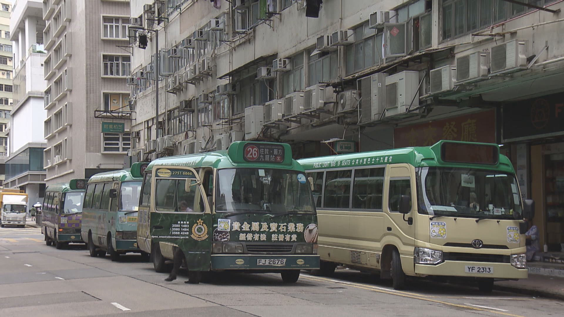 去年102條綠巴線獲批加價　加幅介乎3.3%至16.7%