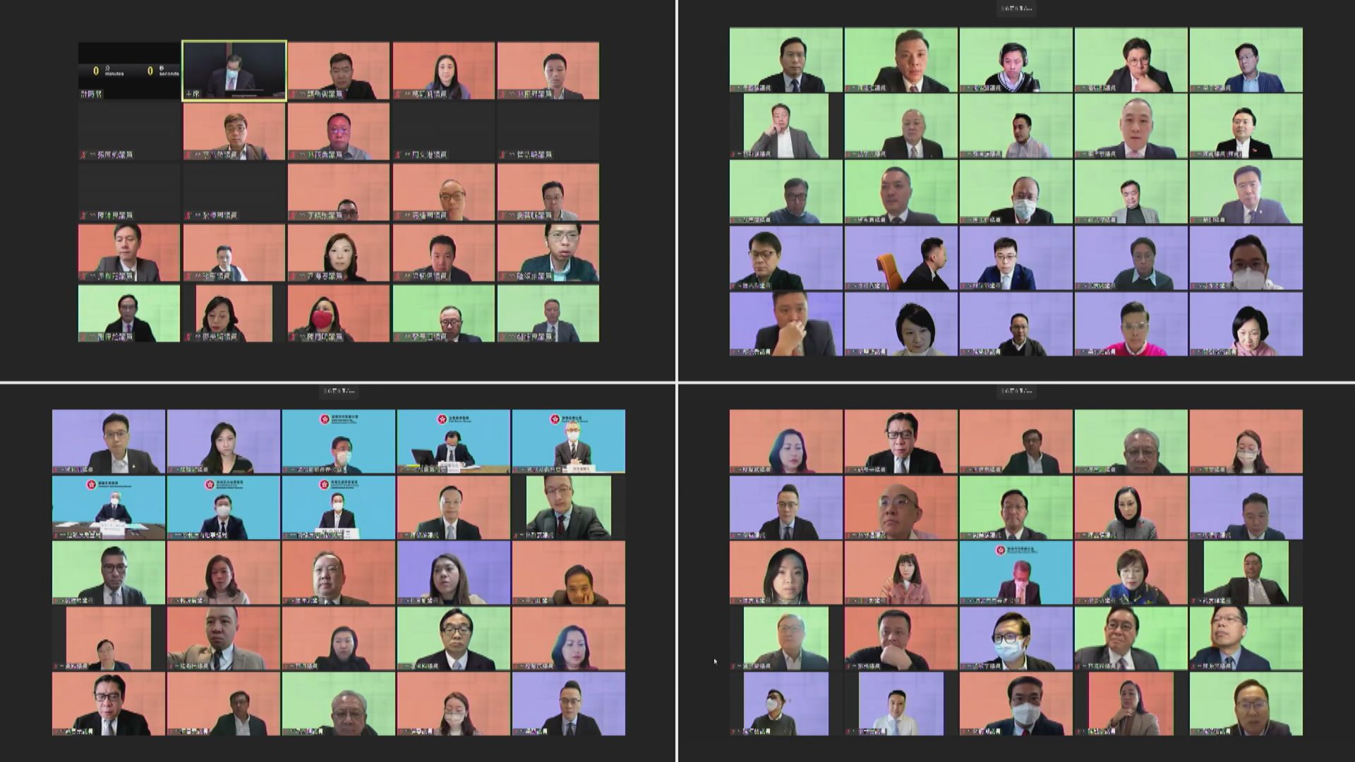 立法會大會一連三日辯論施政報告致謝議案