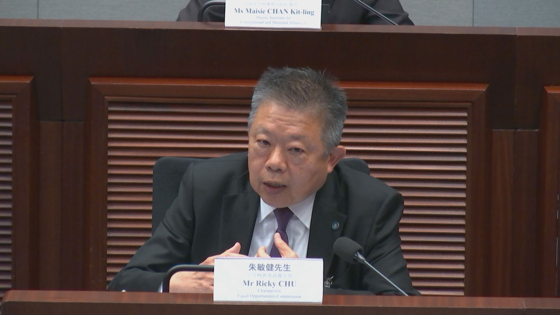 朱敏健：通關以來內地人在港受歧視的投訴未有上升