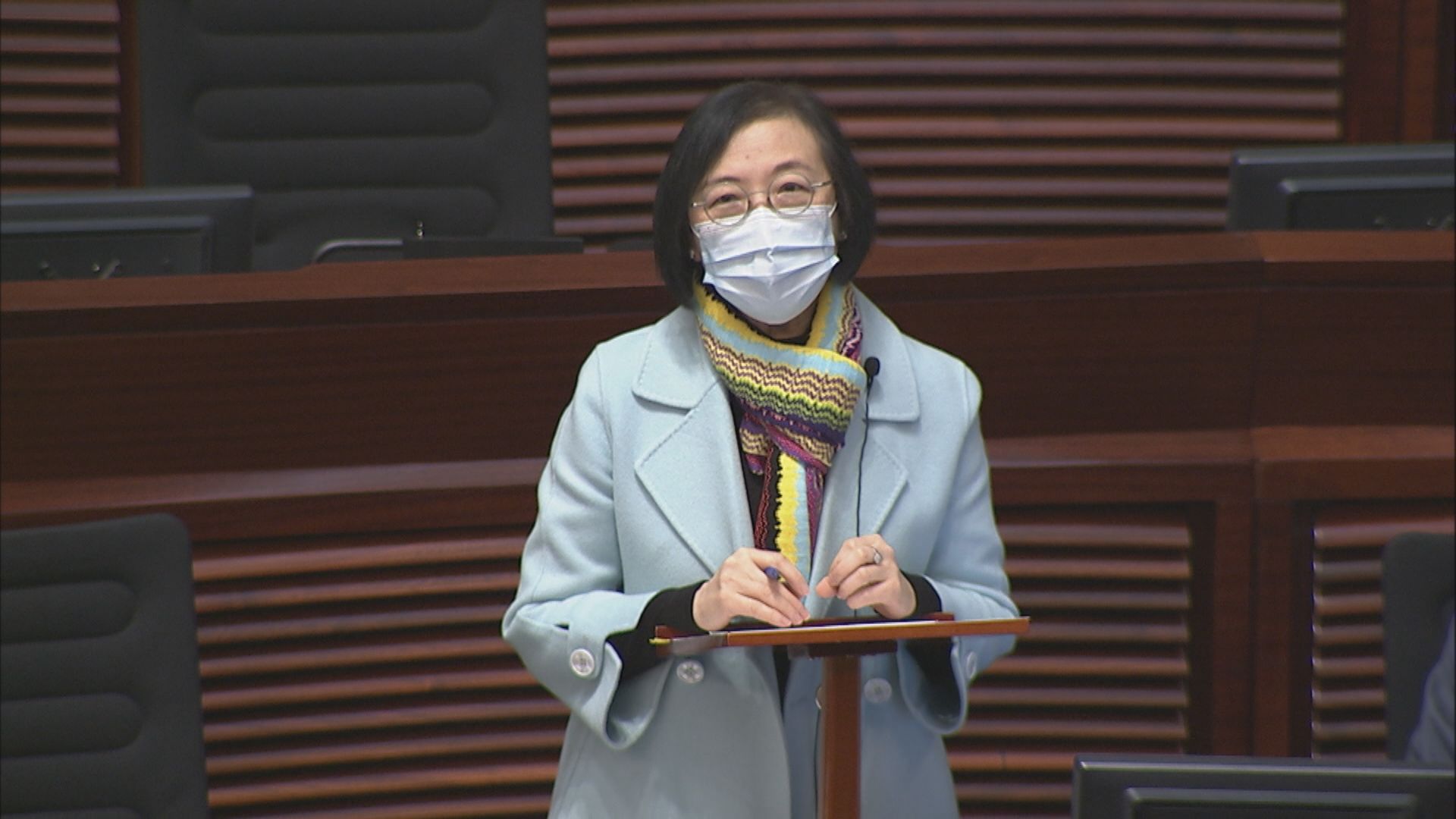 陳肇始：已增派人手到竹篙灣檢疫中心協助