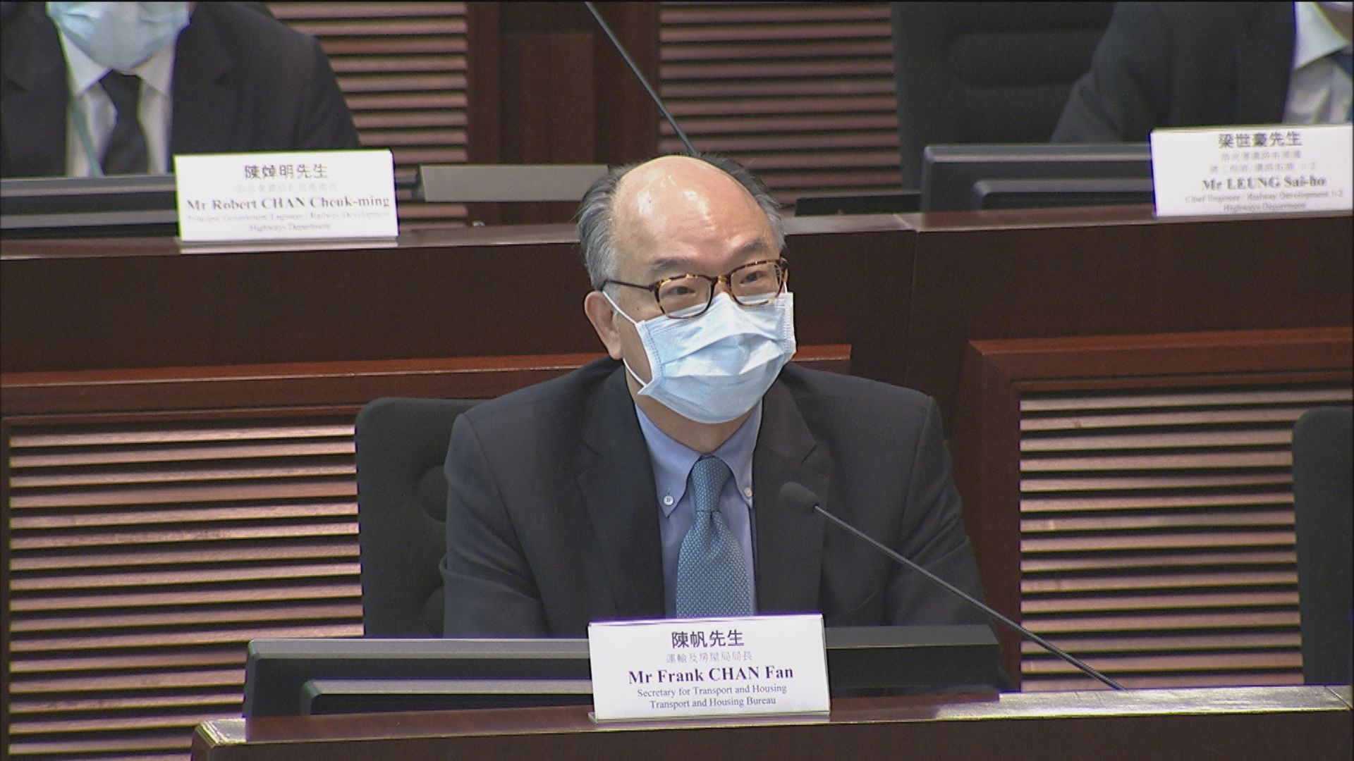 陳帆 : 政府堅持不支付沙中綫額外項目管理費