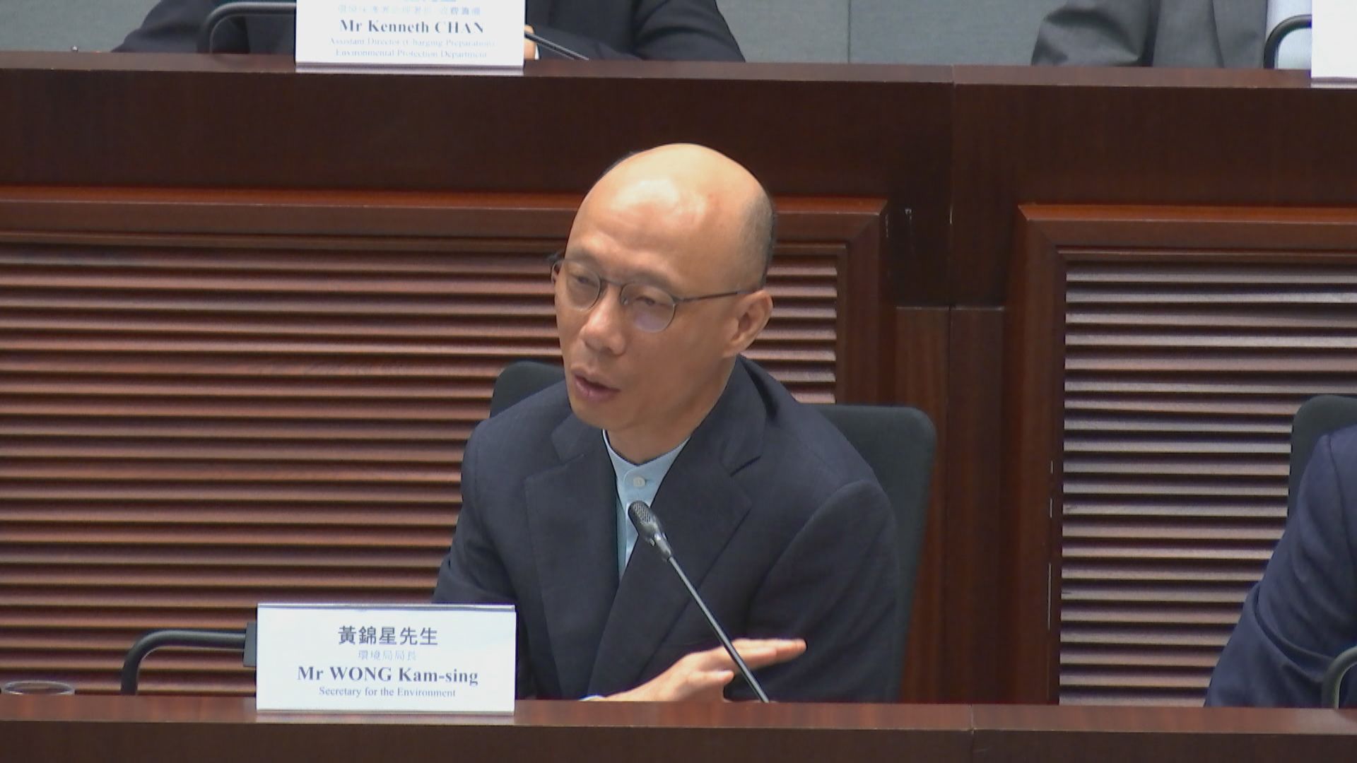 黃錦星：難以量度個別減廢法例成效