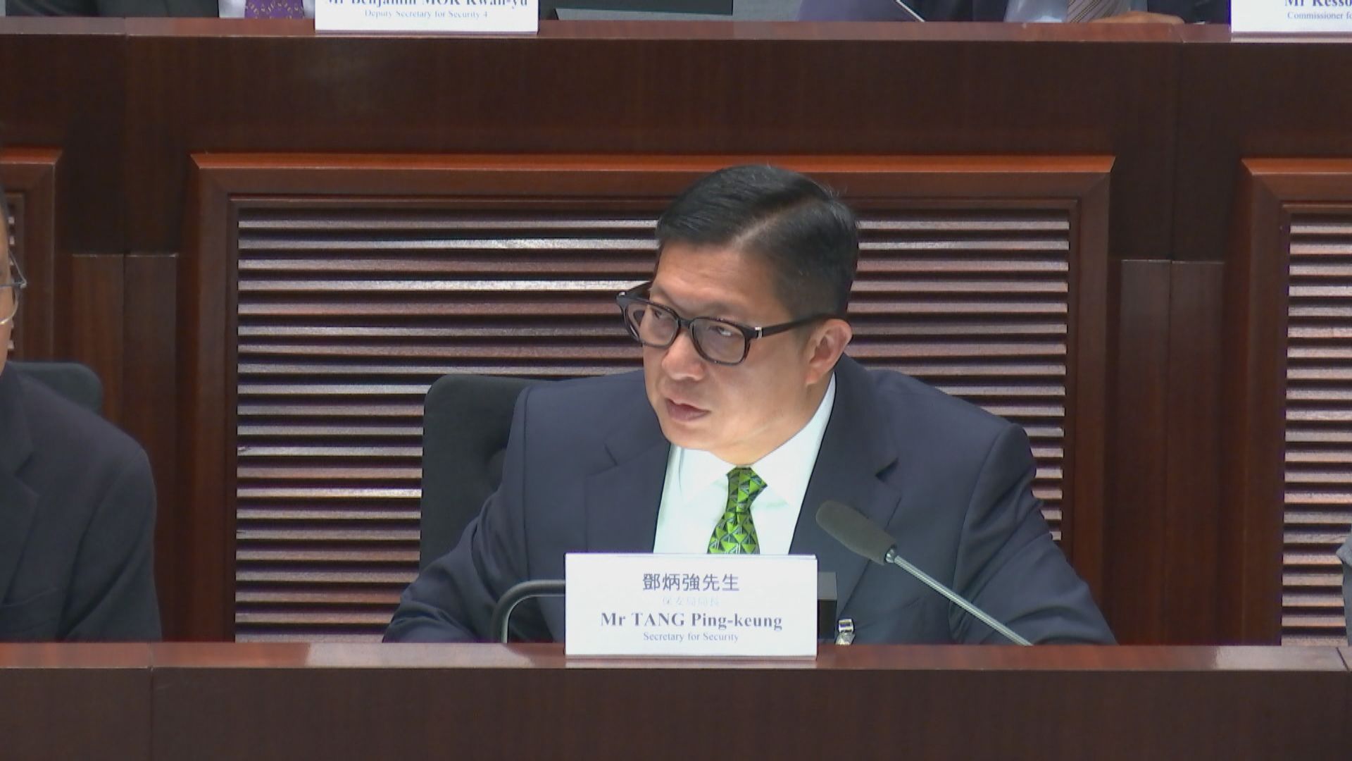 跨部門反黑工專責組｜鄧炳強指將就執法漏洞透過政策局敦促業界做好