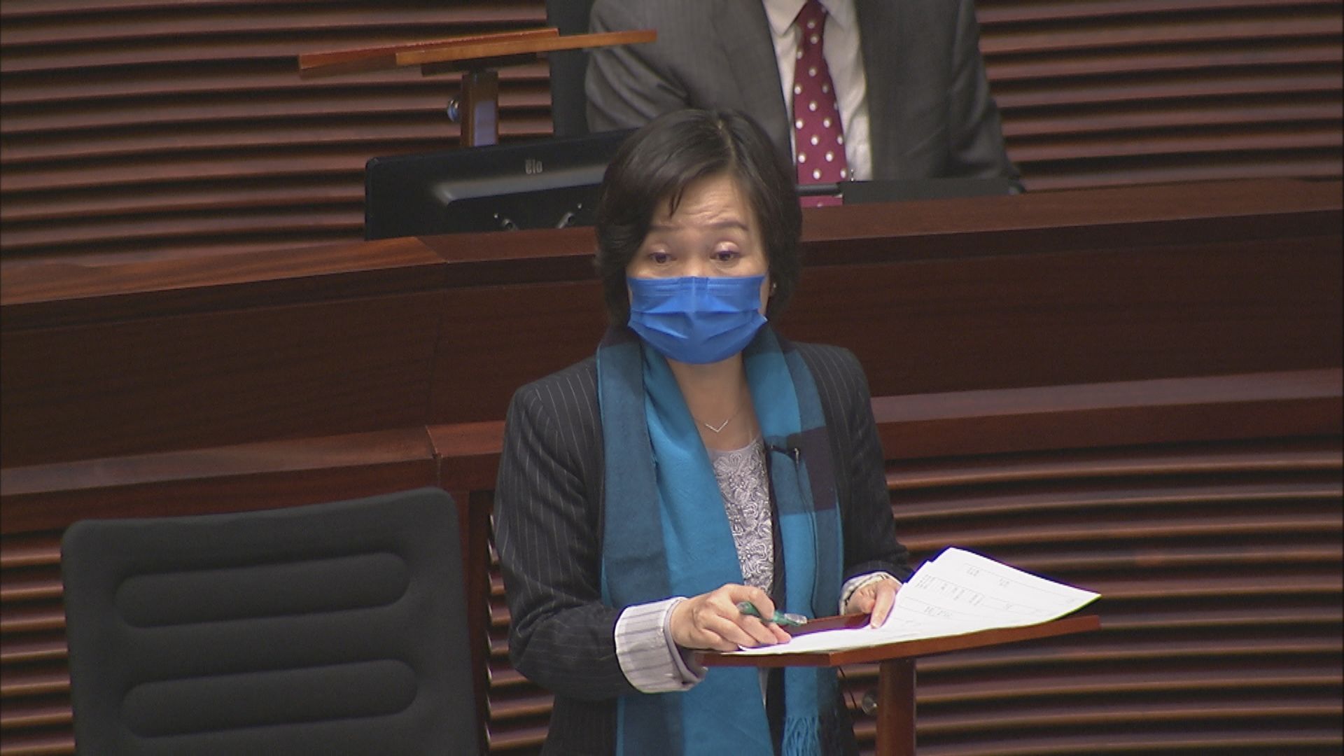 蔡若蓮：對教師需考核才可續期註冊持開放態度