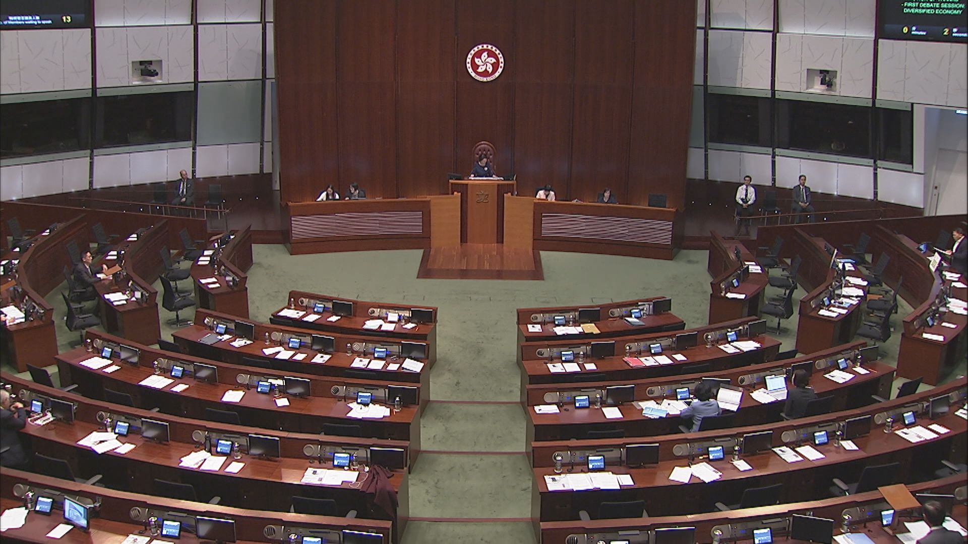 立法會將分開五個環節審議施政報告致謝議案