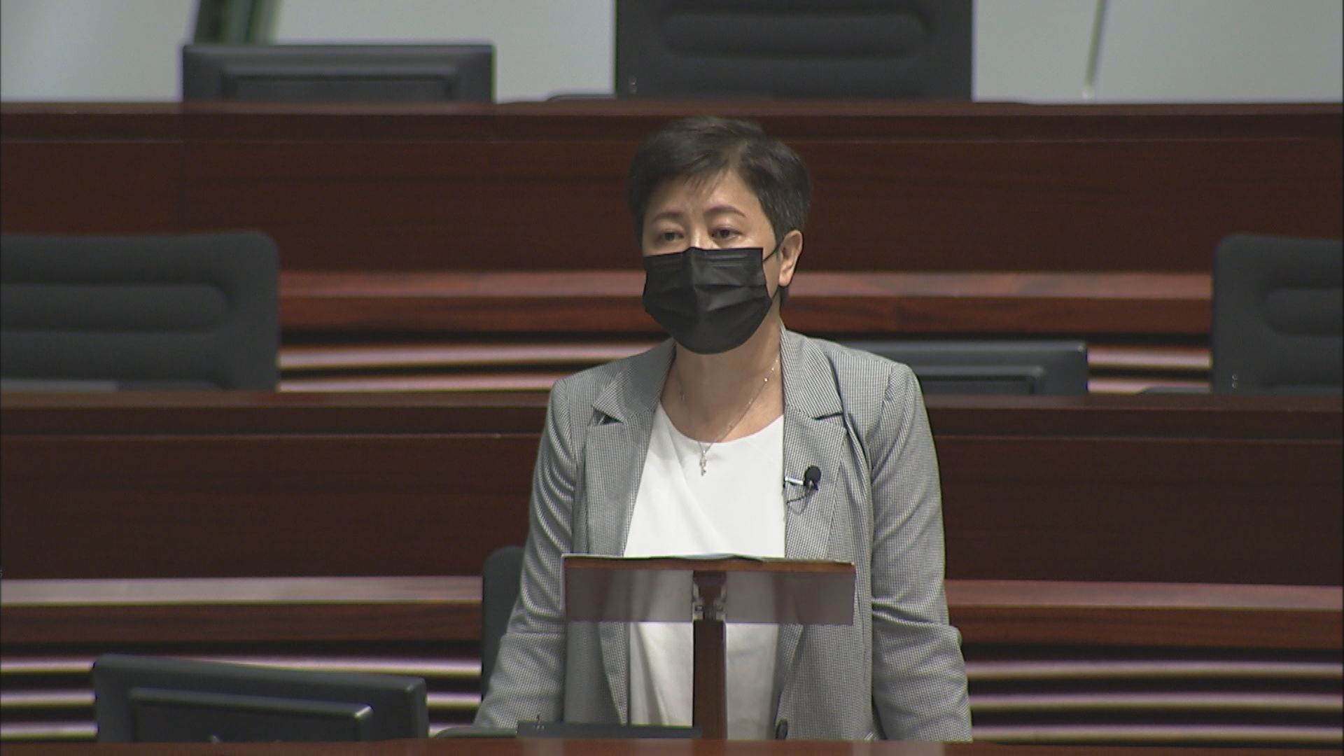 黃碧雲就國安法提休會待續被梁君彥否決